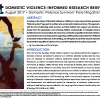 Domestic Violence-Informed Research Briefing - Domestic Violence Survivior's' Parenting Strengths - August 2017